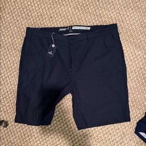 johnnie-O Men's Dark Blue Flat Front Shorts size 34